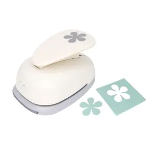 Bira Craft 3 inch Flower 3 Shape Lever Action Craft Punch for Paper Crafting Scrapbooking