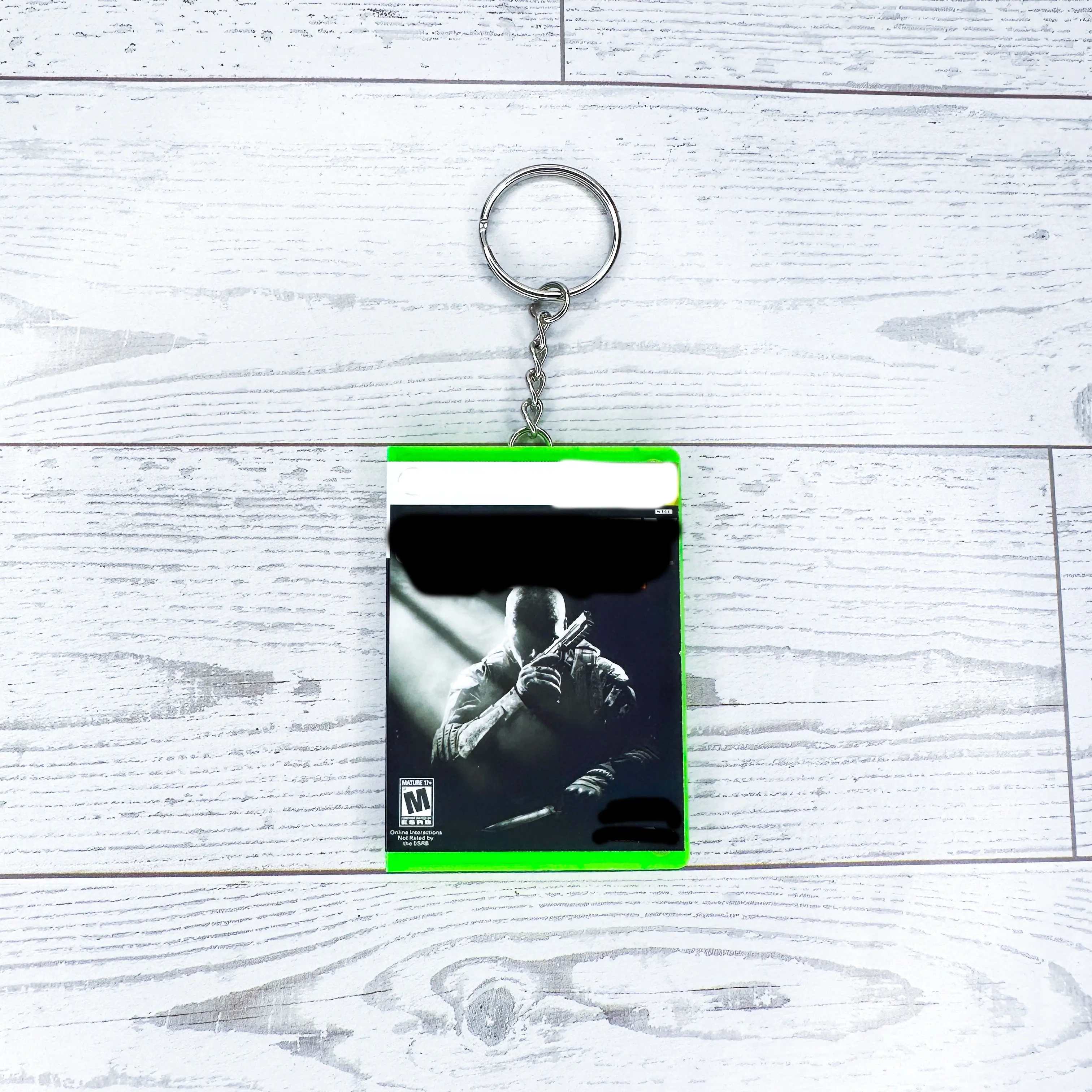 Mini Case Keychain Inspired by Retro Video Game BO2 | Magnetic Opening Case with Mini Disc