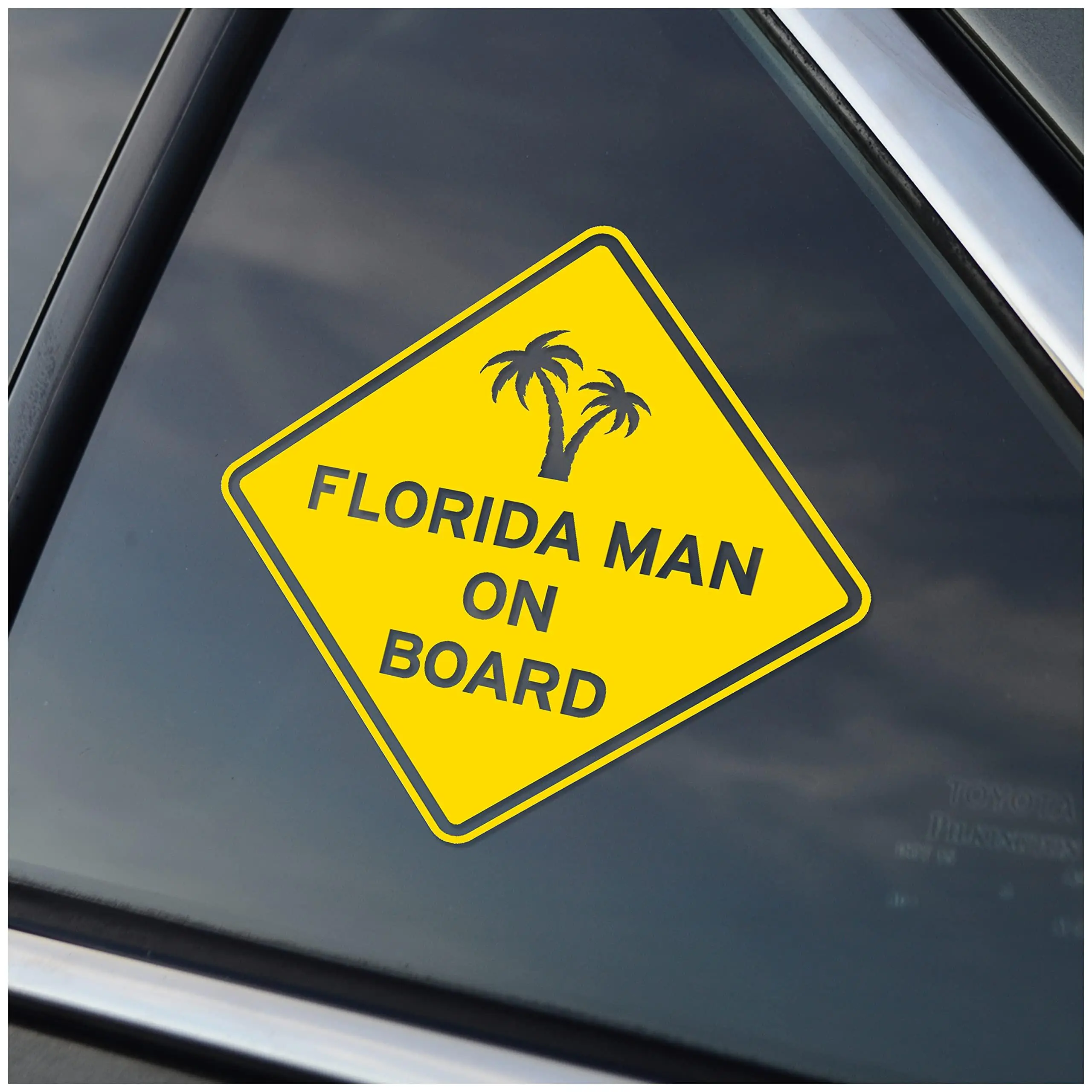 Florida Man Truck Decal Florida Man on Board for Car or Truck by Stick'emAll Vinyl Decals for Cars, Trucks, Trailers, Boats, RVs and Golf Carts