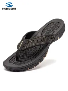 HOBIBEAR Summer Adult Non-Slip Wear-Resistant Sandals, Breathable Hollow Out Thick Sole Casual Slippers, Outdoor Commute Beach Cool Slides Footwear