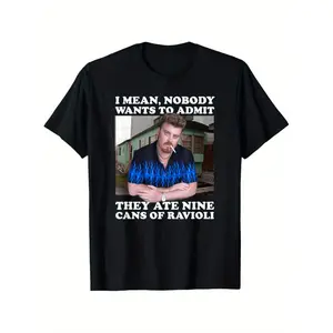 Ripple Junction Trailer Park Boys Nine Cans of Ravioli T-Shirt, Unisex Graphic Tee, Valentine Gift For Men Women, Casual Streetwear Top