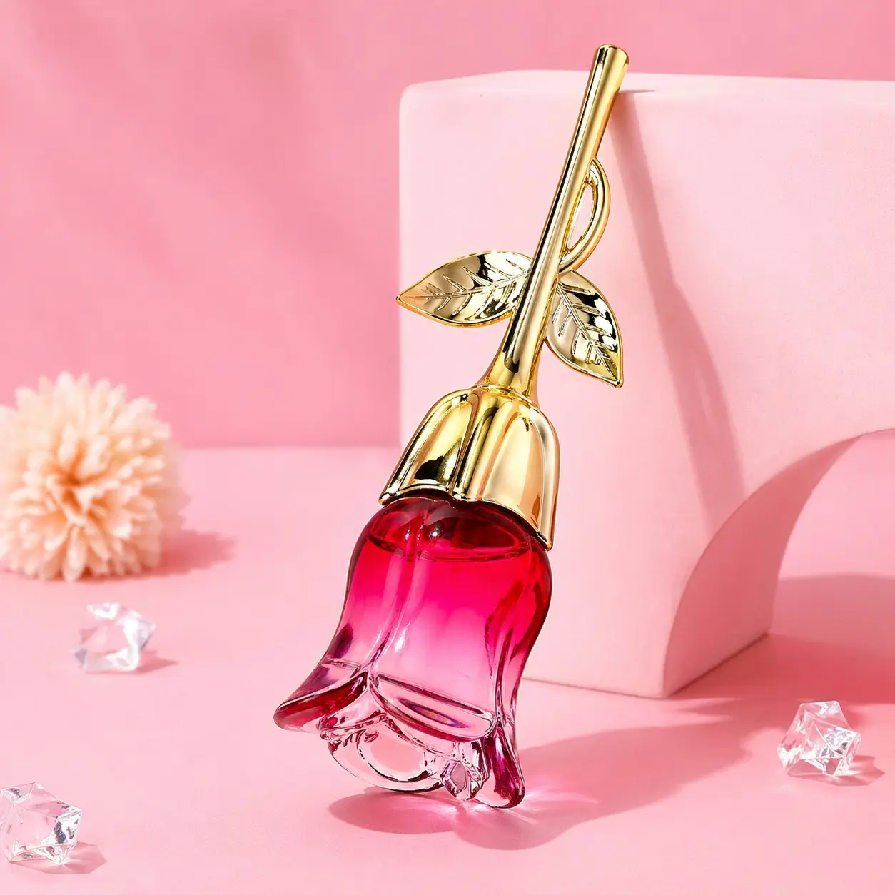 Women's Rose Pattern Perfume, Elegant Fragrance for Daily Life, Fashion Perfume For Party, Fragrance Scent Blend, Floral Eau Perfume, Floral Scents Perfume