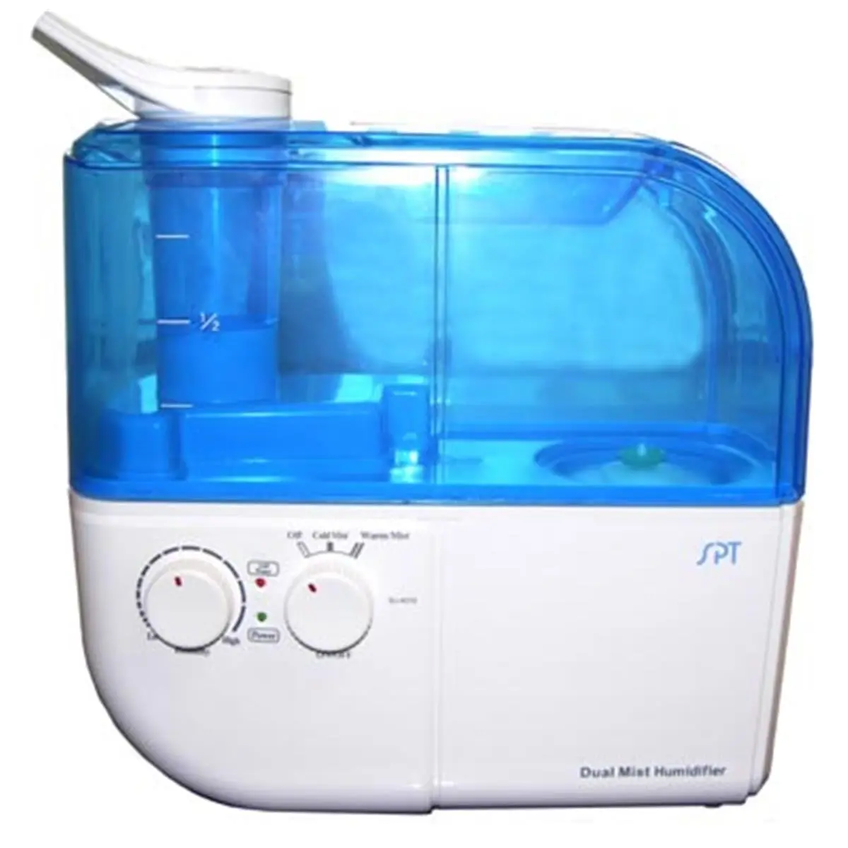 212 MAIN Dual Ultrasonic-Warm Mist Desktop Humidifier with Humidifier Filter, Dual Mode, Large Tank for Home Heating, Cooling & Ventilation Needs