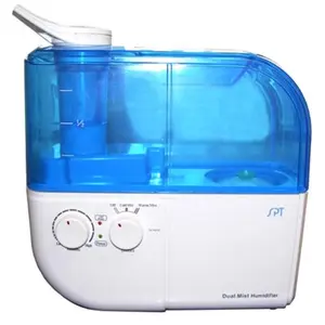 212 MAIN Dual Ultrasonic-Warm Mist Desktop Humidifier with Humidifier Filter, Dual Mode, Large Tank for Home Heating, Cooling & Ventilation Needs