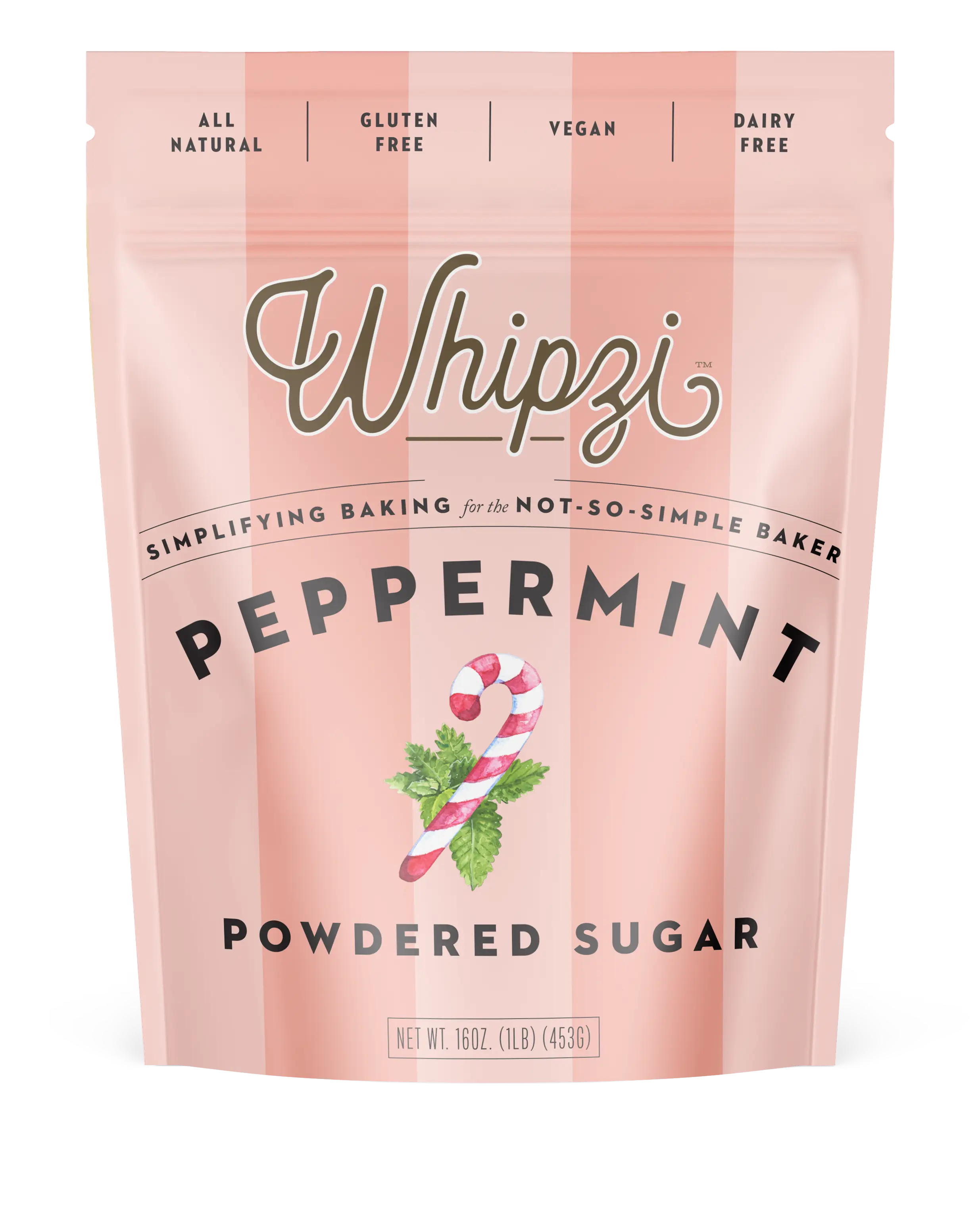 Whipzi® Peppermint Flavor Powdered Sugar - Cool & Minty Baking
