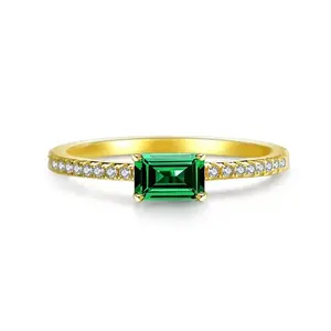 [ # ZA127](Charlotte)0.8CT Lab Created Gemstone Fashion Ring