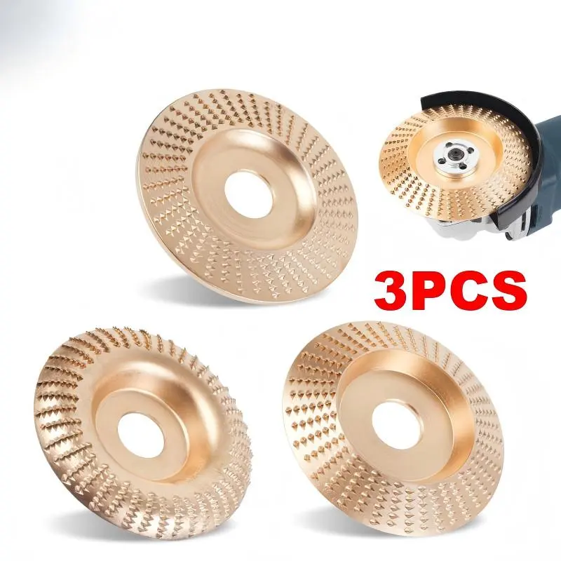 3PCS 4-Inch Abrasive Grinding Wheels – Premium Grinder Discs for Wood Shaping, Wood Carving, Metal Deburring, Rust & Paint Removal, Grinding, Sanding & Polishing, Wear-Resistant Power Tool Accessories for DIY, Home, Workshop & Professional Use