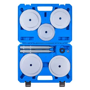 VEVOR Bearing Press Kit, 7 Pcs, Bearing Race and Seal Driver Set with 5 Bushings, Handle Shaft and Extension Rod, Bushing Driver Tool Set, Heavy Duty Removal Installation Tool Kit with Storage Case