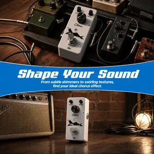 Chorus Effect Pedal for Electric Guitar and Bass, Universal Chorus Effects for Musicians, Enhance Your Sound with Professional Quality