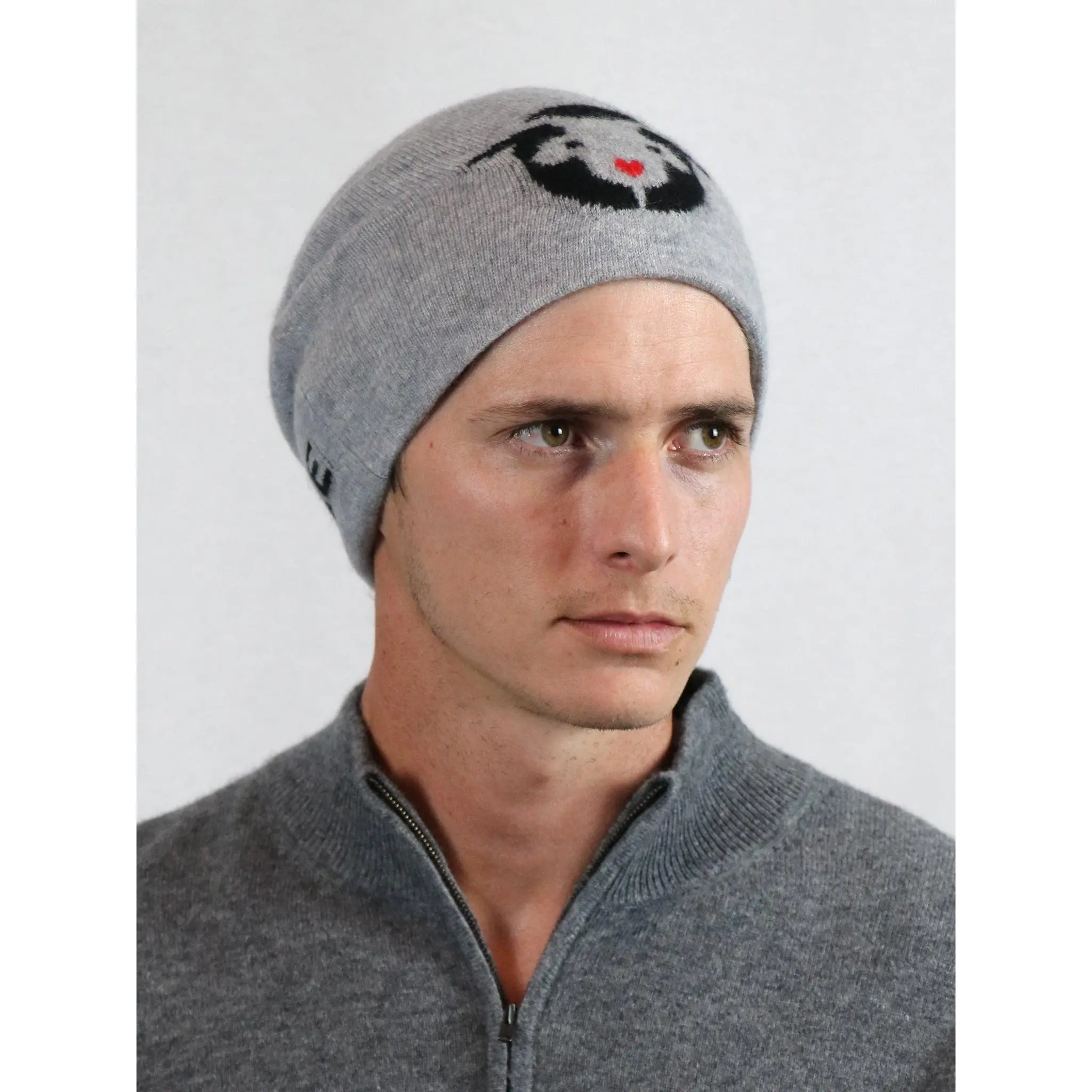 Unisex 12-Gauge Double Knit Soft G Beanie in Sustainable Mongolian Cashmere