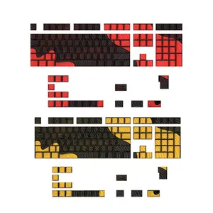 Minimalist Style Side Printing Keycap Set, Mechanical Keyboard Keycap, Keyboard Cover for 61/64/65/68/72/75/78/82/84/87/89/98/100/104 Hot Swap Function Keyboard