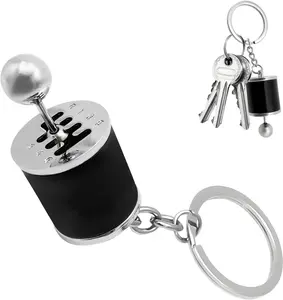 New 6 Speed Manual Transmission Shift Gearbox Gear Shift Automotive Part Car Keychain Key Ring
