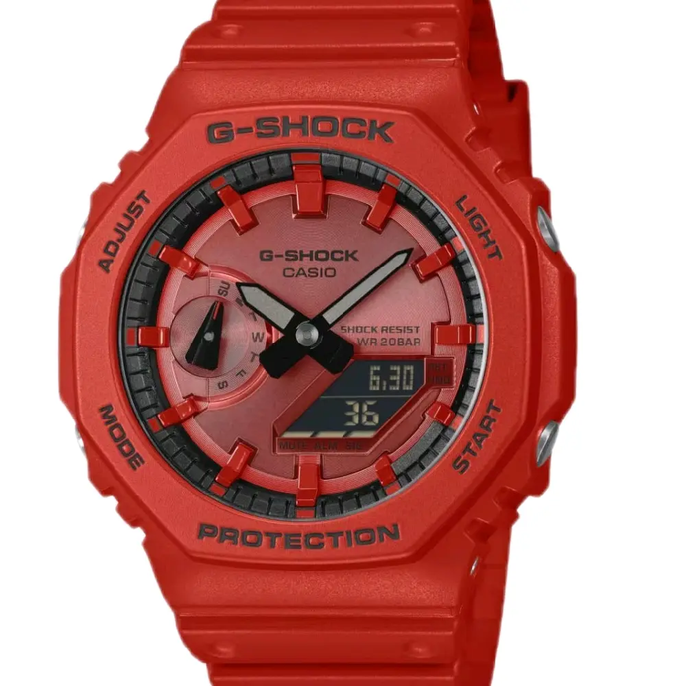 GA2100RRB-4A New G Shock Red beauty analog/digital men' s latest watch