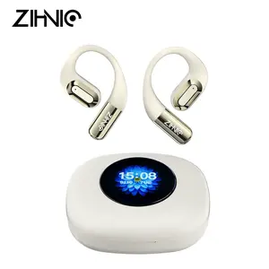 ZIHNIC CT09 True Wireless Open Ear Earbuds Bluetooth 5.4,35Hours Playtime,lPX5 Waterproof,OWS Headphones,Earphones