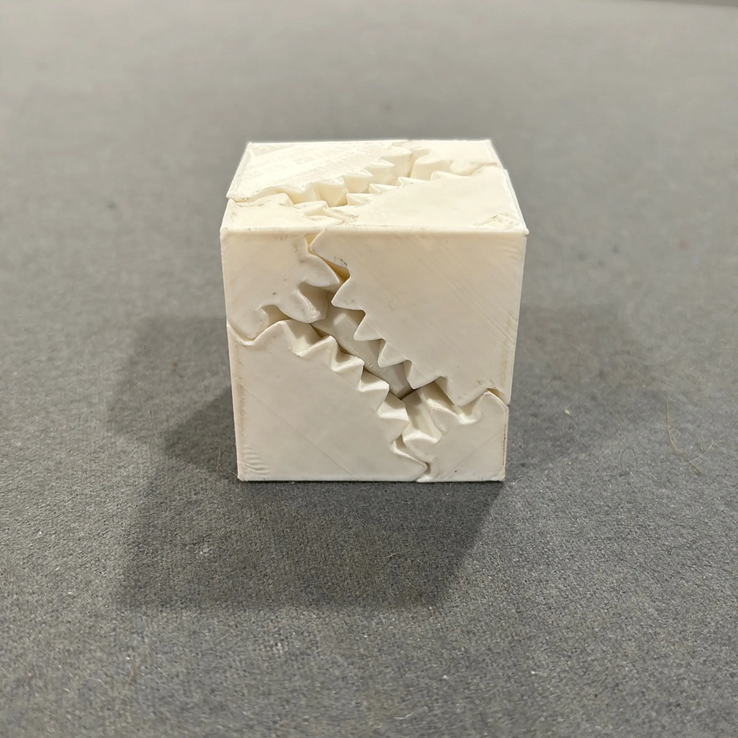 3d printed gear cube