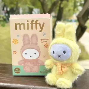 Miffy Macaron Plushie Keychain Blind Box - Ins Trendy Cute Plush | Surprise Collectible for Teen Girls