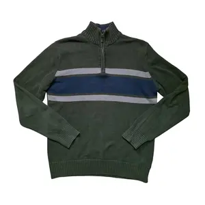 Eddie Bauer Combed Cotton Pullover Sweater Men’s M Green