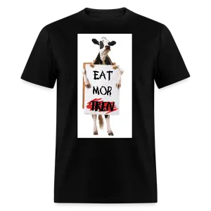 EAT MOR TREN T-Shirt, Funny Gym Meme Casual Short Sleeve
