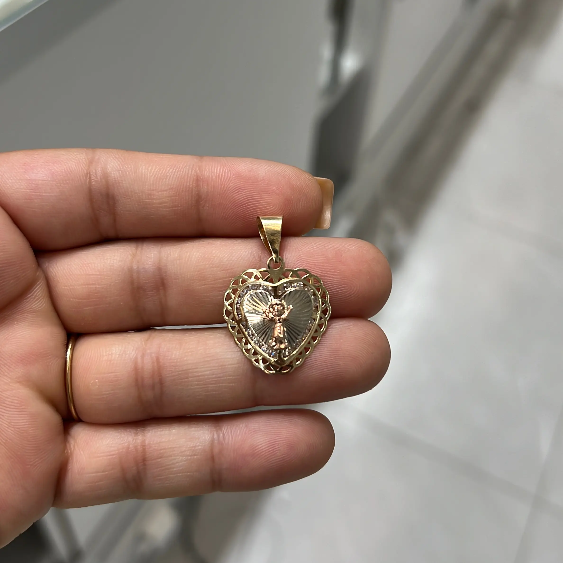 14KT DIVINO NIÑO PENDANT, REAL GOLD PENDANT
