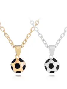Men's Soccer Necklace Series, Creative Football Pendant, European Style Sports Jewelry, Unique Personalized Design, Perfect Gift