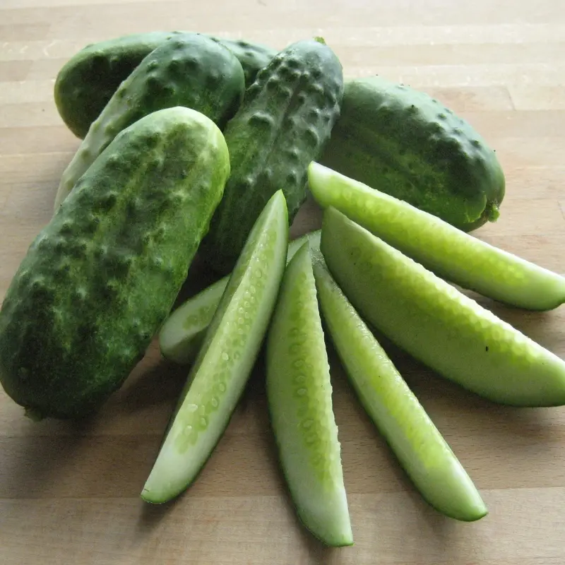 National Pickling Cucumber Organic Seeds (Cucumis sativus) – Firm, crisp fruits – Perfect for pickling and fresh eating.