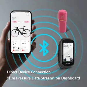 RideNow TPMS T1 Tire pressure monitoring system Bike Air Pressure Monitor Real-Time Wireless Tire Pressure Detector 2pieces/box1