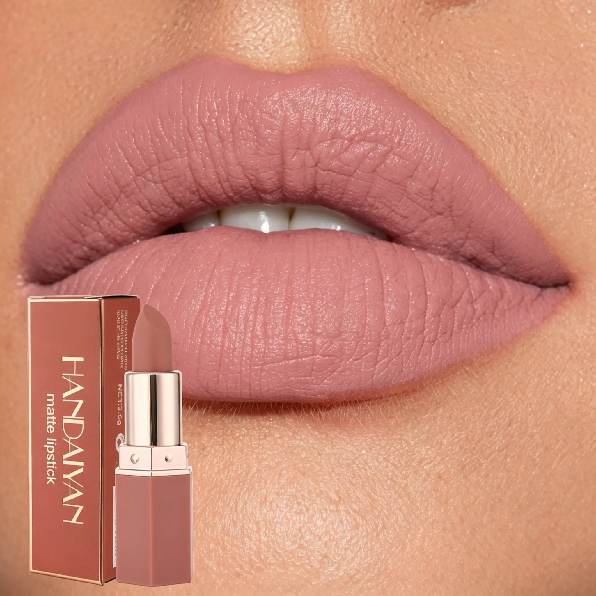 Matte Lipstick with Moisturizing Formula - Long Lasting, Waterproof Lip Makeup for a Flawless Finish, for Adults, Perfect for Birthdays & Dates, All Skin, Hydrating, Single Item, Daily Care, Girls, Special Events, 24 Months, Regular Edition, Cosmetic, Hyd