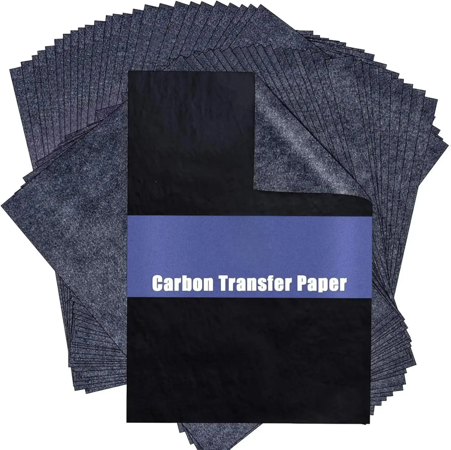 Carbon Transfer Paper 30 Pcs Black Graphite Paper for Tracing Drawing Patterns on Wood Projects Canvas Fabric Artist Lettering Sketch Drawing A4 8.27 X 11.81 Inch with Embossing Stylus