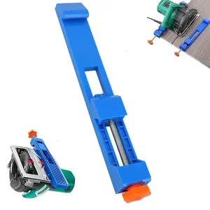 Blue Cutting Machine Base Adjustable Circular Saw Guide Rail, Precision Cutting and Milling Track for Accurate Cuts Hardware Tool