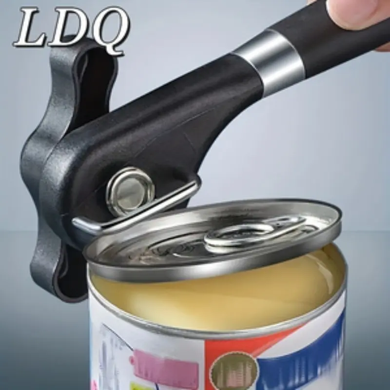 Multifunctional Side Hand Can Opener for Restaurants, Quick & Simple Stainless Steel Can Opener, Essential Kitchen Tool, Durable Design, Can Tab Openers