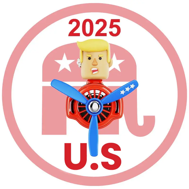 2025 Car Accessory Air Freshener, Fun Wobbling Doll Design, Silent Propeller, Fragrance Diffuser, The Best Gift for Car Enthusiasts