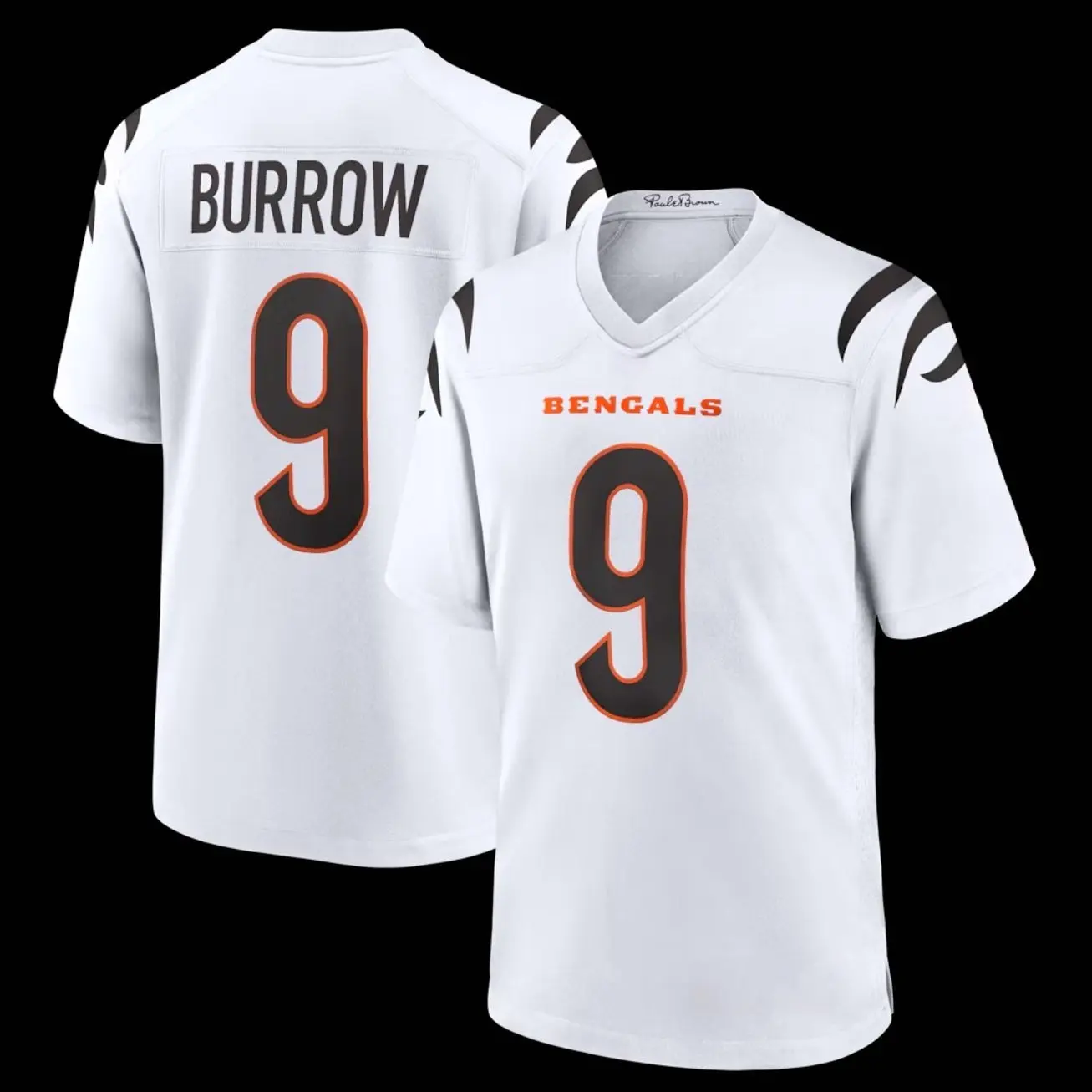 Unisex Football inspired by Burrow 9 Cincinnati Game Jersey - White