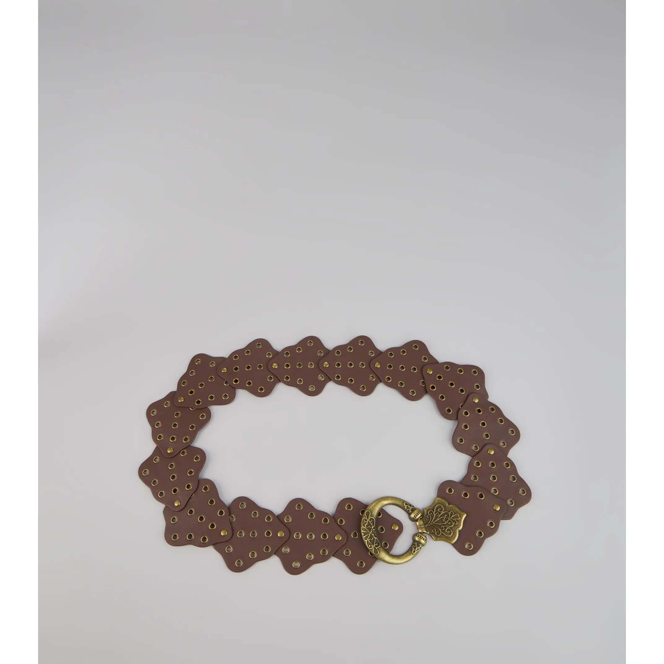 Vintage Charm Grommet Belt