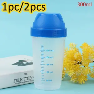 1pc/2pcs/5pcs 10.14oz Shaker Bottle | Creative Milkshake Protein Powder Mixing Bottle, Blender Bottle, Kitchen Additions, Halloween, Plastic, Hand Wash Only
