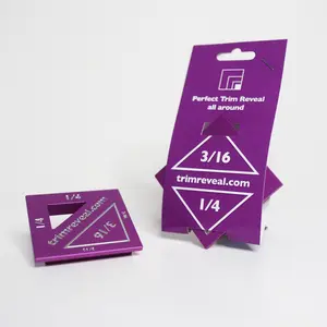 1/4" or 3/16" Trim Reveal Marking Tool Engraved logo - Molding Spacer/Reveal - Door and Window Trim Installs