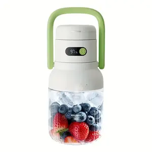 Gift for The Holiday Season: Cordless Blender, 33Oz Portable Ice Crushing Blender for Smoothies And Shakes, USB Rechargeable (Perfect for Christmas, Thanksgiving, Halloween)