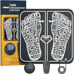 Electric Foot Massage Mat Portable Relax Pad 8 Modes w/ Remote