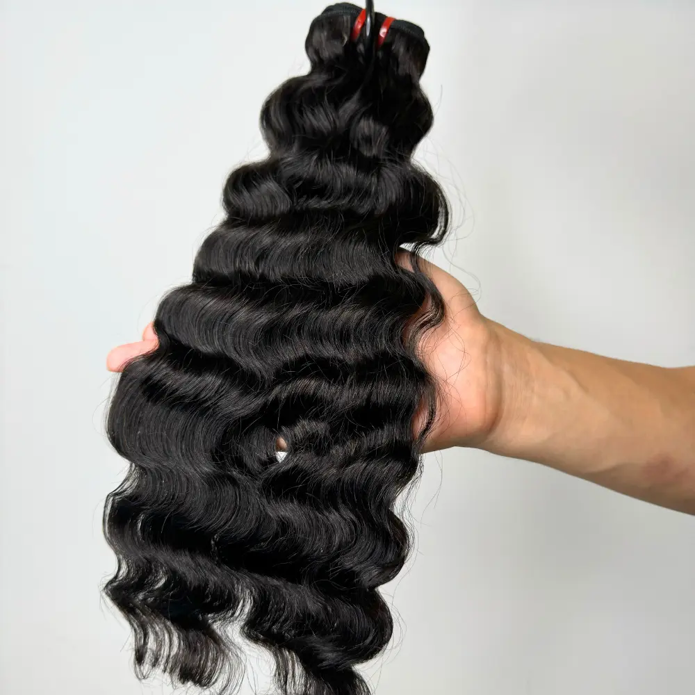 [We Heart Hair] 11A Burmese Wavy Natural Hair High Quality 100% Virgin Human Hair Bundles