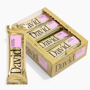 David Protein Bar - 28g Protein - Cake Batter (12 Bars)