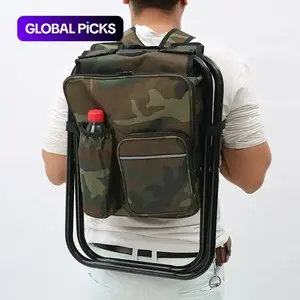 Foldable Camping Chair Backpack, Fishing Bag, Multifunctional Travel & Fishing Equipment, Outdoor Camping Furniture for Hiking, Beach & Hunting, Fishing Pole Bag #GLOBAL PICKS