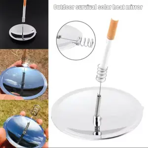 Solar Igniter Outdoor Camping Portable Mini Solar Stove, Solar Lighter for Hiking and Picnics, Essential Gear for Adventure Enthusiasts, Outdoor Kitchen Tool