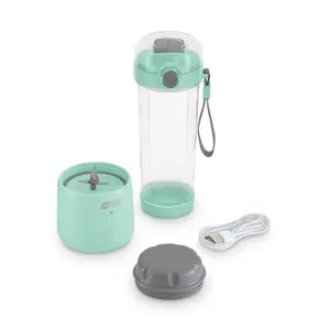 Dash 16oz Personal Blender Portable Self-Cleaning Aqua Blue USB-C