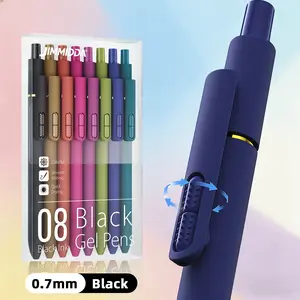 8 Pack Colorful Gel Pens, Retractable Fine Point Clicker Pens in Vintage/Morandi Styles, Smooth Writing and Easy to Use for Students, Teachers and Artists, Drawing Writing Planner and Crossword Puzzles,magical pen,gift,Colorful Crafts mothersdaygift