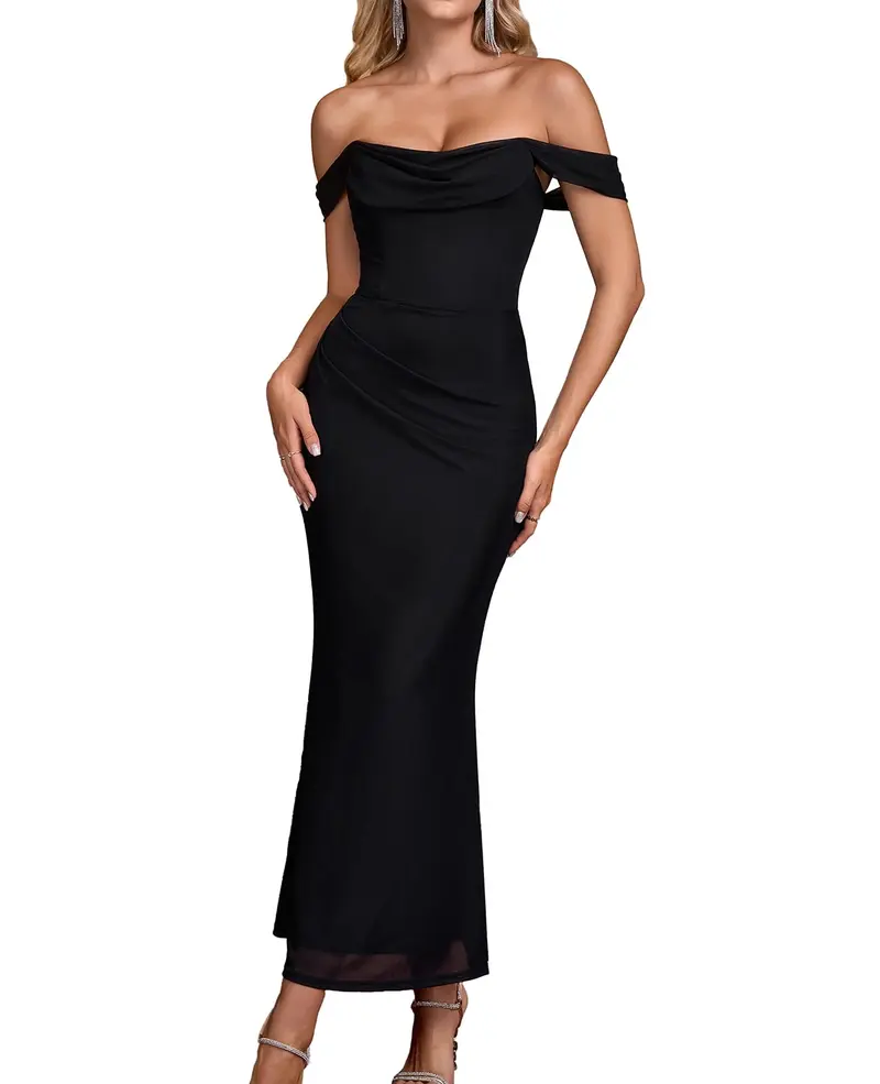 off the shoulder dress for wedding guest - TikTok Shop