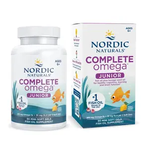 Nordic Naturals Complete Omega Jr., Lemon - 90 Mini Soft Gels