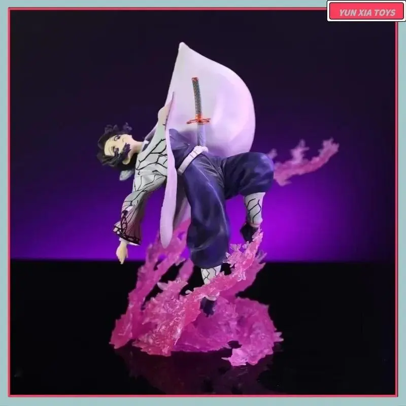 Demon Slayer 20cm Kochou Kanae Beautiful Girl Anime Figure Model Statue Boys Collection Desktop Decoration Ornament Toys Gifts