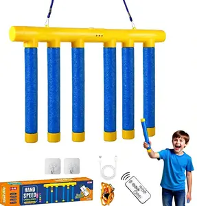Reflex Drop Sticks Challenge Game - Hand-Eye Coordination Training Toy with Remote Control & 3 Adjustable Speeds | Portable Reaction Training Tool for Kids & Adults