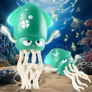 Dancing Octopus Toy with Lights & Music, Crawling & Standing Squid Toy