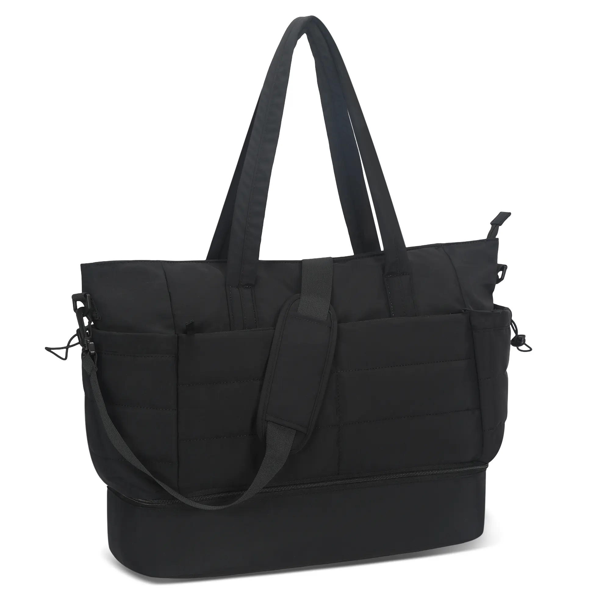Weekender Duffel Bag Overnight Tote Bag with Wet Pocket Shoe Compartment Carry On Bag for Women, Travel, Gym, Weekend