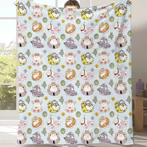 Swimming Ghosts Oversized Blanket
